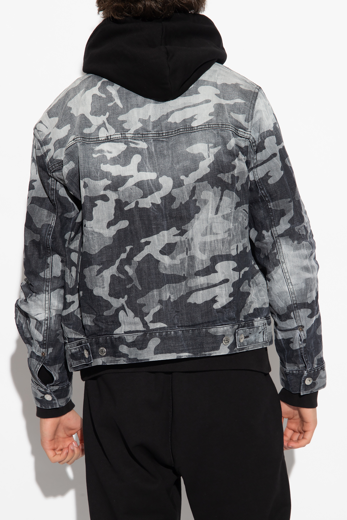 Grey camo orders denim jacket